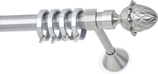 Bare pentru perdele Metalic Luxor Dublu cu tijă Φ30mm 300cm Nikel Satinat A298877_16835 Bare pentru perdele Metalic Luxor Dublu cu tijă Φ30mm 300cm Nikel Satinat A298877_16835