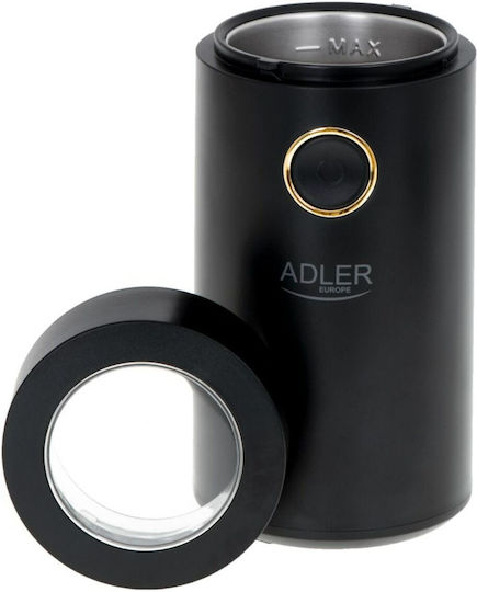 Adler Electric Coffee Grinder 150W for 75gr Beans Black