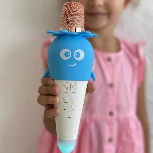 Forever Μικρόφωνο Karaoke Ασύρματο AMS-200 GSM115308 Μπλε