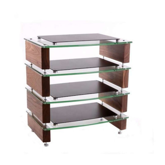 Custom Design Milan Reference 10 Acoustics Mobilier Hi-Fi Nuc/Verde neagră 57x60x40cm