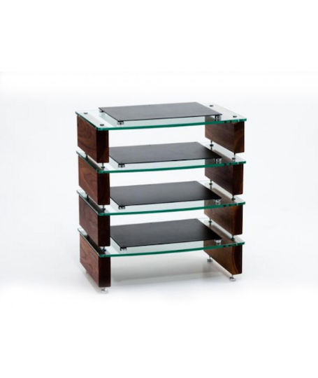 Custom Design Milan Reference 10 Acoustics Mobilier Hi-Fi Nuc/Verde neagră 57x60x40cm