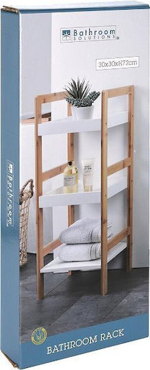 JK Home Decoration Επιδαπέδια Ραφιέρα Μπάνιου Ξύλινη με 3 Ράφια 30x30x72cm JK Home Decoration Επιδαπέδια Ραφιέρα Μπάνιου Ξύλινη με 3 Ράφια 30x30x72cm