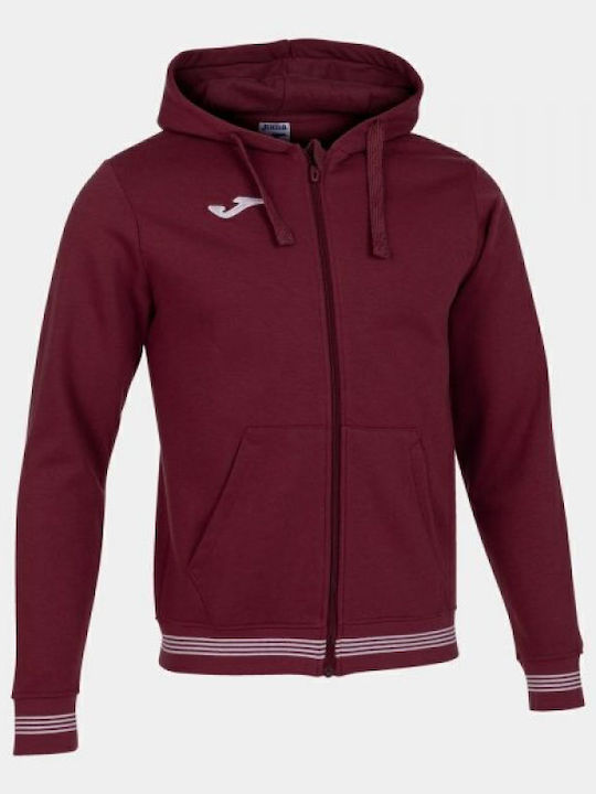 Campus Iii Men's Fleece Jacket with Hood Red
