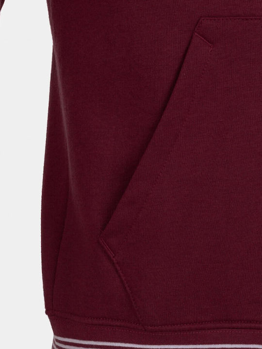 Campus Iii Men's Fleece Jacket with Hood Red