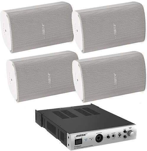 Bose Audiopack Pro S4 Τελικός Ενισχυτής Εγκαταστάσεων 20W/100V σε Λευκό Χρώμα S4W