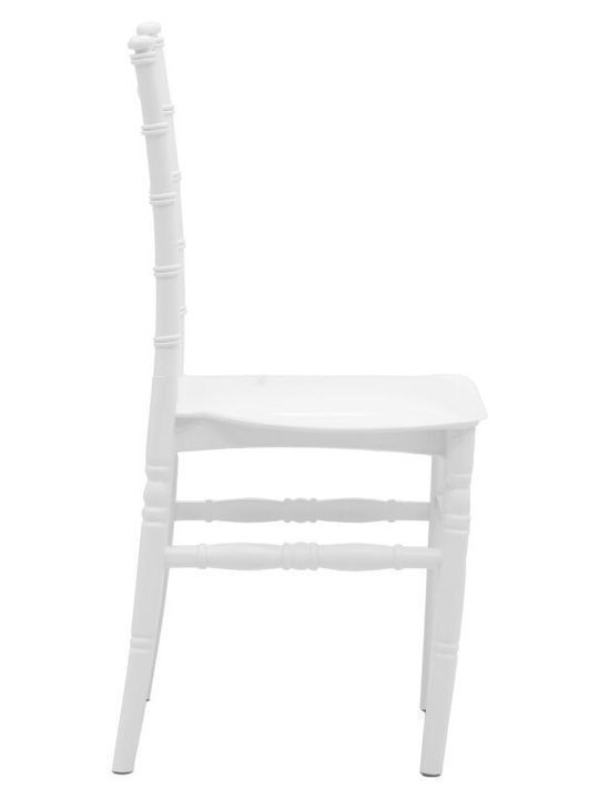 Catering-Stuhl Polypropylen White 40x44x85εκ.
