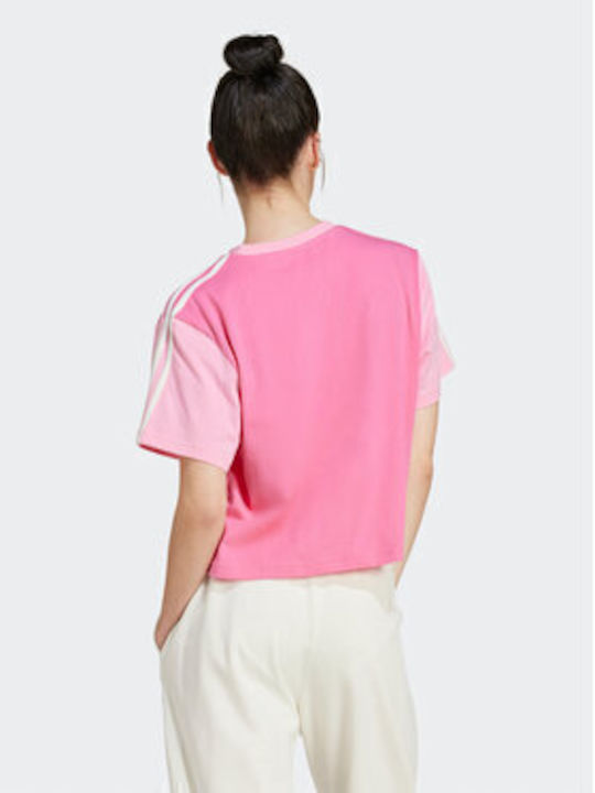 Adidas Essentials 3-stripes Women's Athletic T-shirt Pink