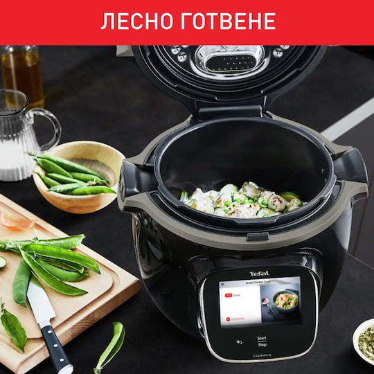 Tefal Cook4me Touch Мултикукър 1600W с Капацитет 6лт Черен