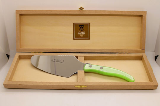Claude Dozorme Laguiole Inox Serving Spatula Green