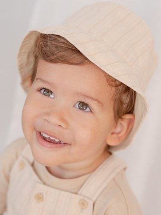 Little Dutch Παιδικό Καπέλο Bucket Υφασμάτινο Sand Stripes Μπεζ