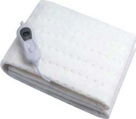 Alfa Care Power Heat Single Electric Blanket Washable with Timer White 60W 80x150cm