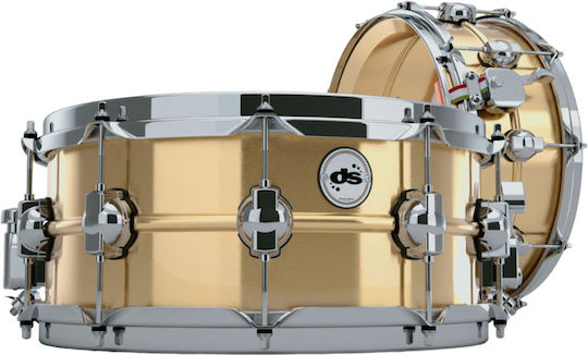 DS Drum Ταμπούρο Μεταλλικό Seamless Brass Snare 14" x 6" Χρυσό