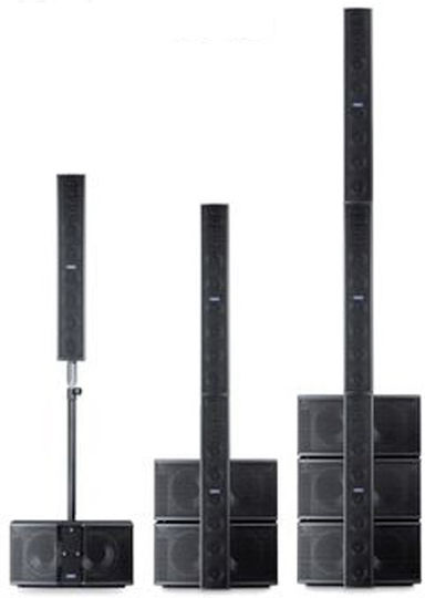 FBT VT1000 Pereche Autoamplificate Subwoofer PA Negru 400W 4"