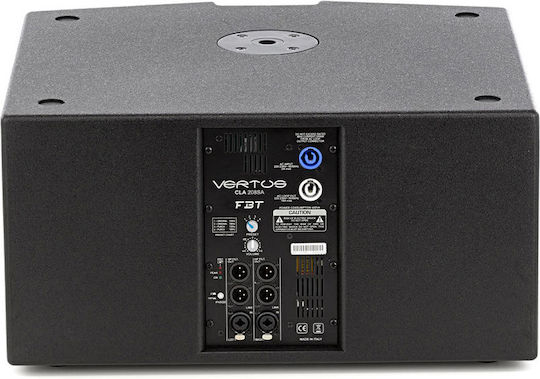 FBT VT1000 Pereche Autoamplificate Subwoofer PA Negru 400W 4"