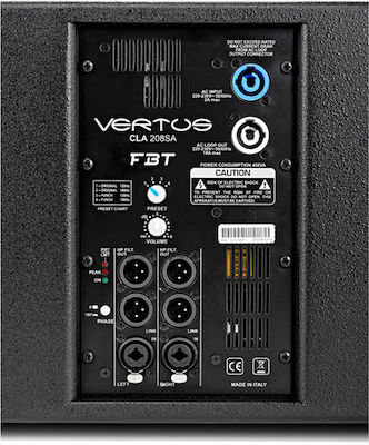 FBT VT1000 Ζεύγος Αυτοενισχυόμενων Black 400W