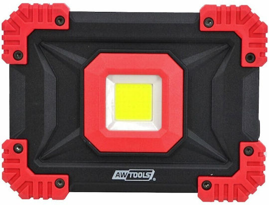 AW Tools Μπαταρία Προβολέας LED 20W Ψυχρό Λευκό 6500K