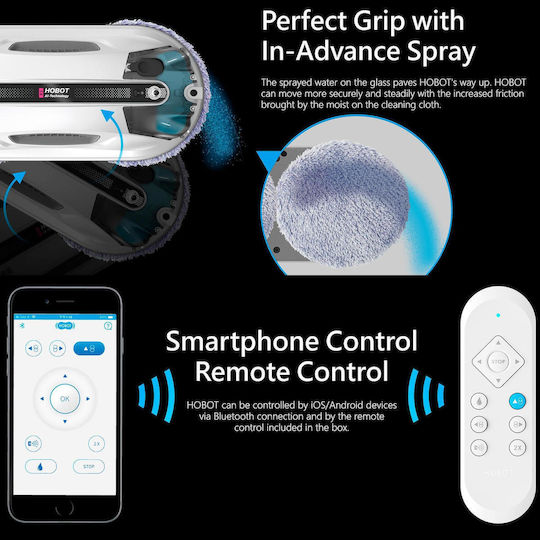 Hobot R3 Electric Robot Window Cleaner 90W White