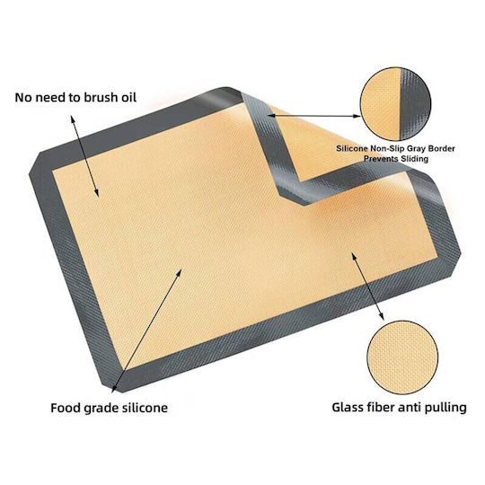 Viosarp Silicone Non-Stick Baking Mat 40x30cm