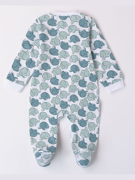 iDO Baby Bodysuit Set White-green