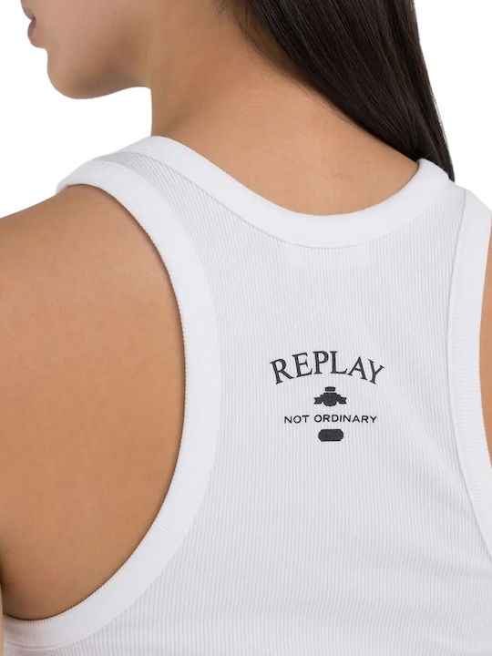 Damen Sport Bluse mit Trägern White