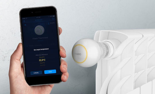 Fibaro FGT-001 Electronic Thermostatic Radiator Valve with Wi-Fi for Radiator Body 1pcs