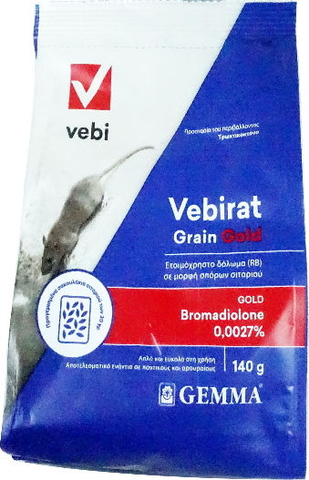 Gemma Rodenticide in Grain Form Vebirat 0.14kg