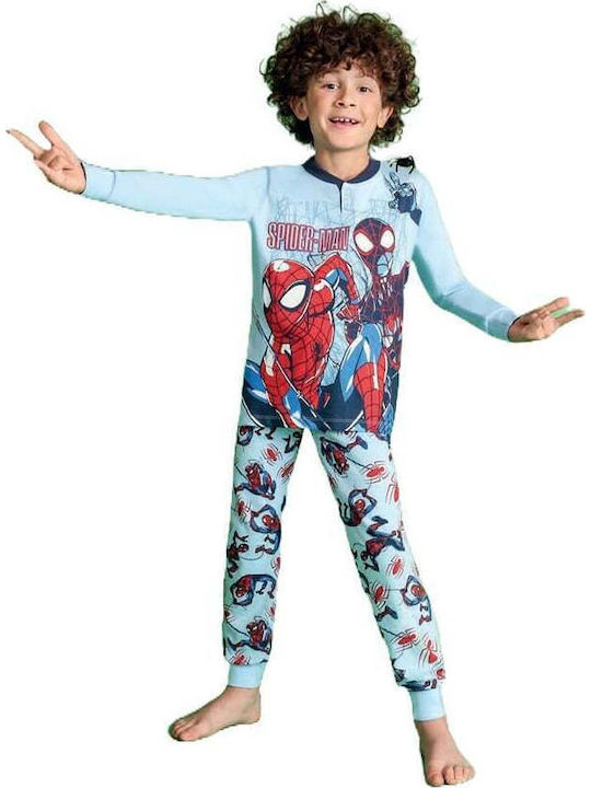 Spiderman Kids' Pajamas Winter Blue