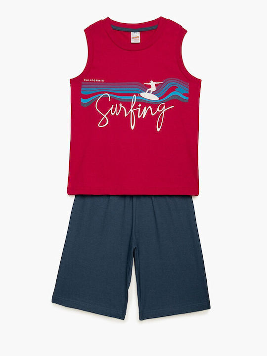 Minerva Kids' Pajamas Summer red