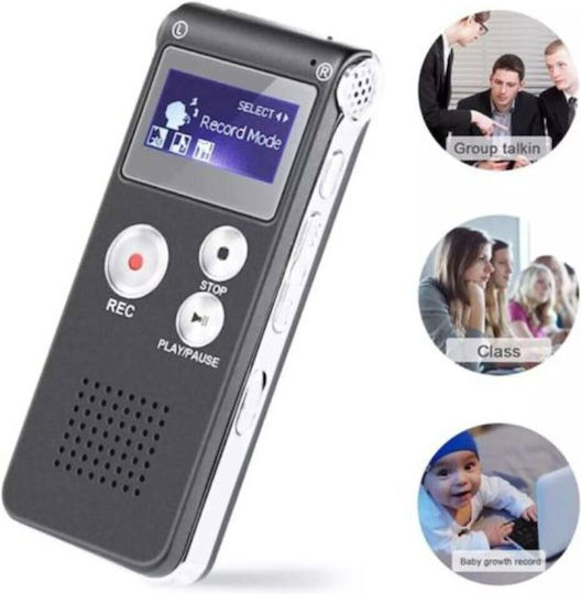 Andowl Monophonic Digital Portable Recorder Battery with Recording Duration 8 Hours