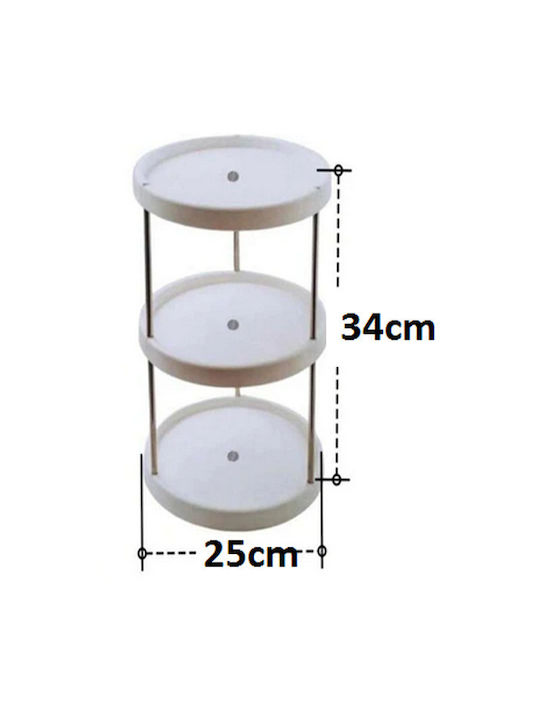 Plastic Tabletop Rotating Spice Rack