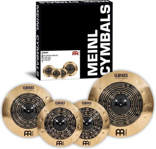 Meinl Σετ Πιατινιών Classics Custom Dual (14" Hi-Hat, 16" Crash, 20" Ride)
