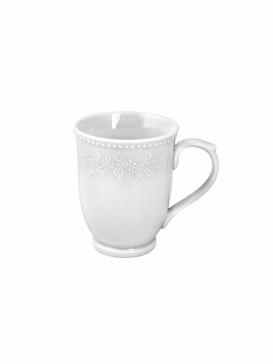 Oriana Ferelli Kea PW35 Teapot Ceramics in White Color 1210ml