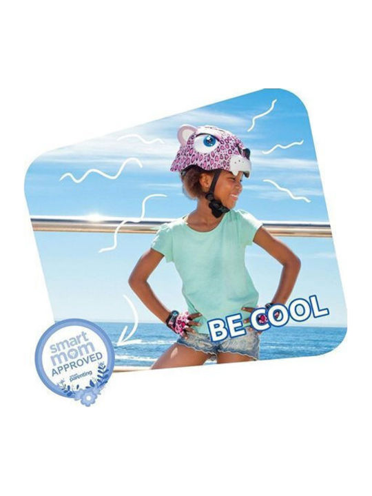 Crazy Safety Kinderfahrrad- / Rollerhelme Fahrrad City Rosa mit integrierter LED-Lampe