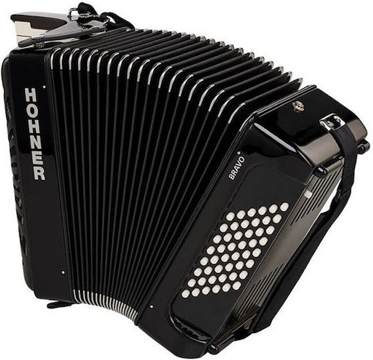 Hohner Bravo II Silent Key Accordion 48 Bass