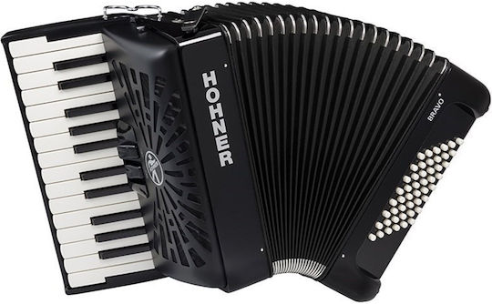 Hohner Bravo II Silent Key Accordion 48 Bass