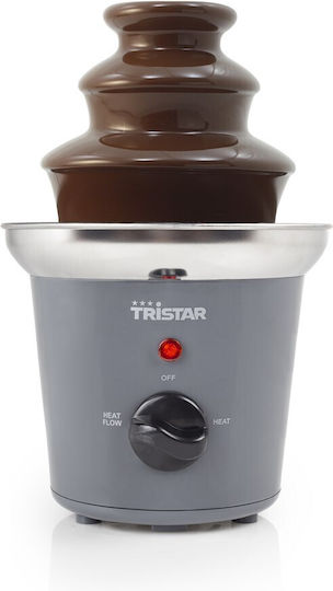 Tristar Silver Chocolate Fountain with 3 Flats 32W 15x15x22cm