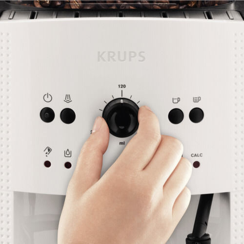 Krups 1450W Налягане 15бар с мелачка Бяла EA810570