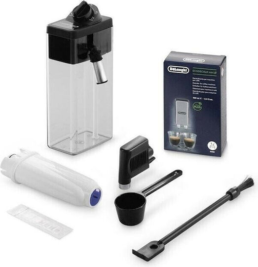 De'Longhi Dinamica Plus Αυτόματη Μηχανή Espresso 1450W Πίεσης 15bar για Cappuccino με Μύλο Άλεσης Ασημί ECAM380.85.SB