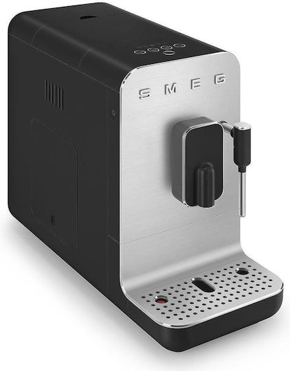 Smeg Automatische Espressomaschine 1350W Druck 19bar mit Mahlwerk Black Matt BCC02BLMEU
