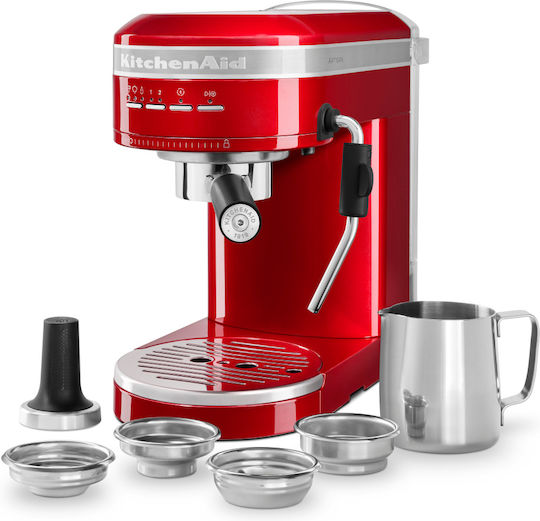 Kitchenaid 5KES6503ECA 1470W Налягане 15бар Червена