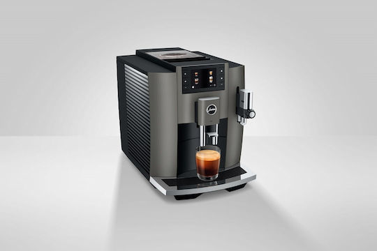 Jura E8 Automatische Espressomaschine 1450W Druckreiniger 15bar mit Mahlwerk Dunkel Edelstahl 15583