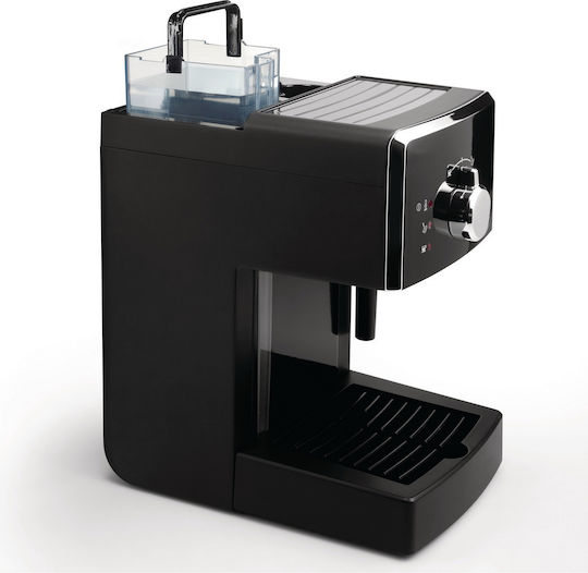 Gaggia Style Automatic Espresso Machine 1025W Pressure 15bar for Cappuccino Black
