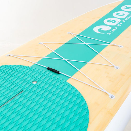 SCK BAMBOO Silica 11'6'' Bamboo Placă SUP cu Lungime 3.5m Verde