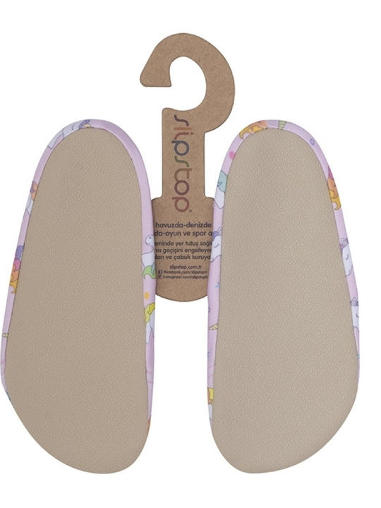 Slipstop Unicorns Children's Beach Shoes Pink