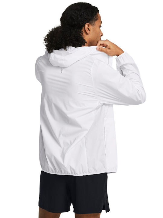 Under Armour Men's Jacket Windproof White