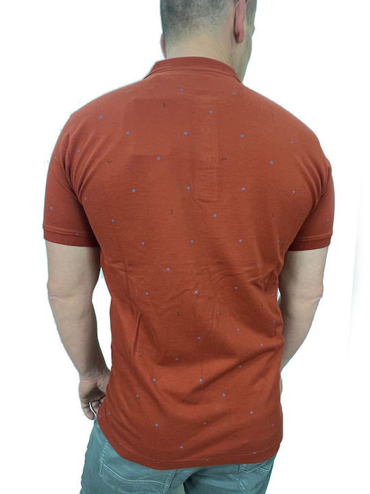 Side Effect Men's Short Sleeve Blouse Polo Maroon