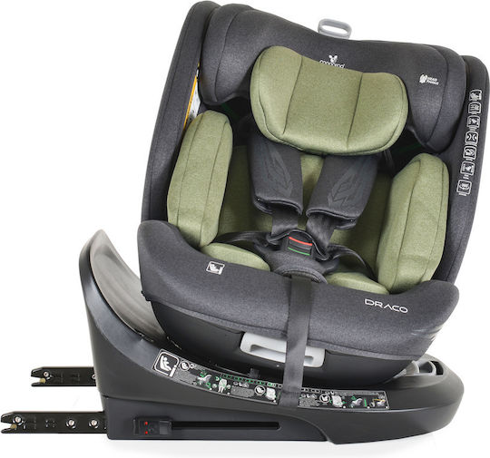 Cangaroo Draco Baby Car Seat i-Size with Isofix Olive Green 0-36 kg