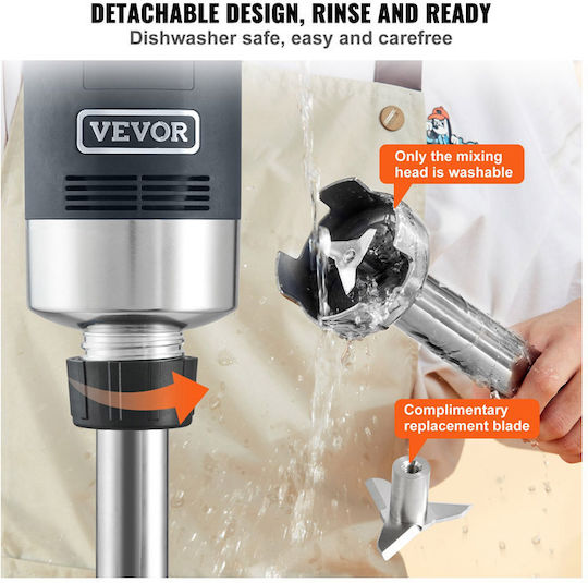 Vevor Commercial Hand Blender 750W with Shaft 508mm