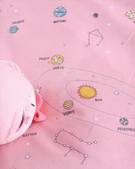 Rythmos Rythmos Kids Duvet Set Single with Pillowcase Venus Pink 160x240cm