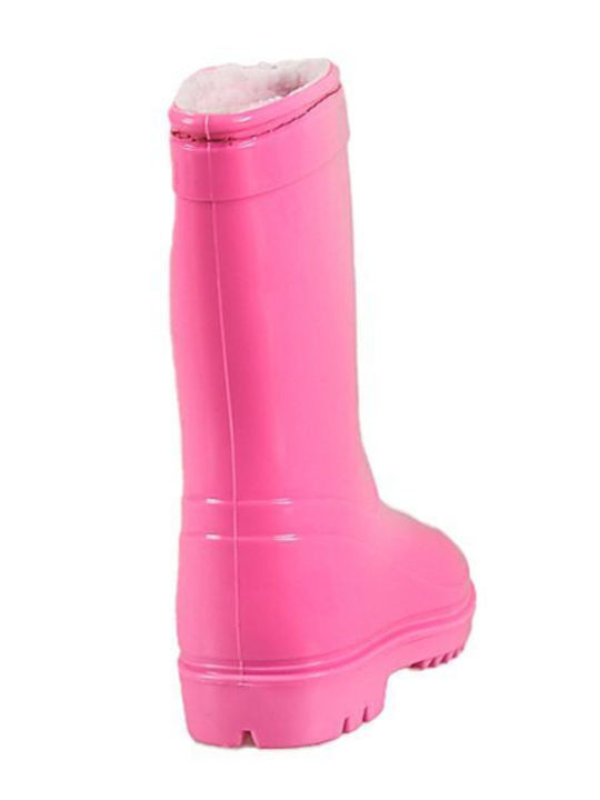 Kids Wellies with Internal Lining Pink